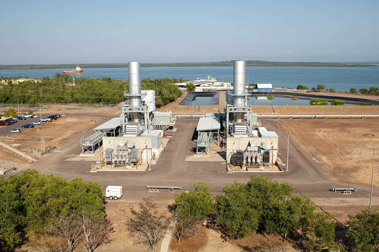 Channel Island Power Station near Darwin, Australia