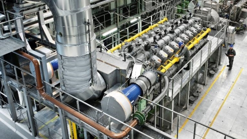Four-stroke MAN gas engines
