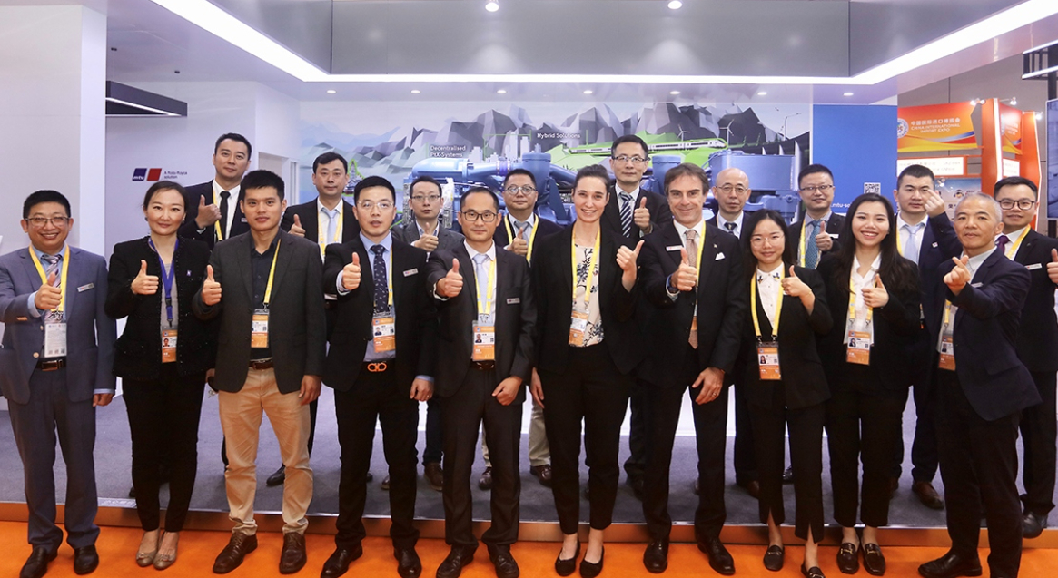 Rolls-Royce team at CIIE in Shanghai