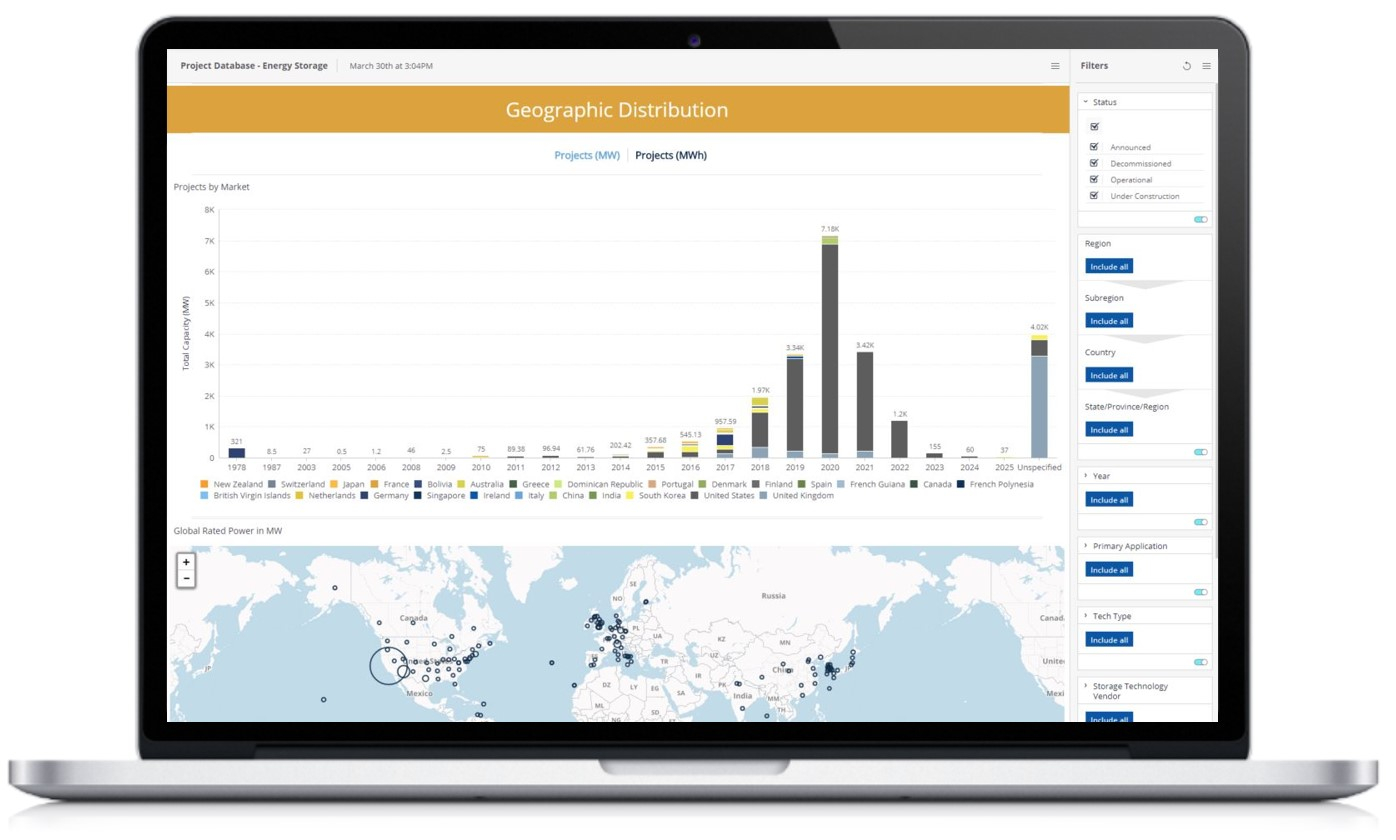 WoodMac's energy storage data hub