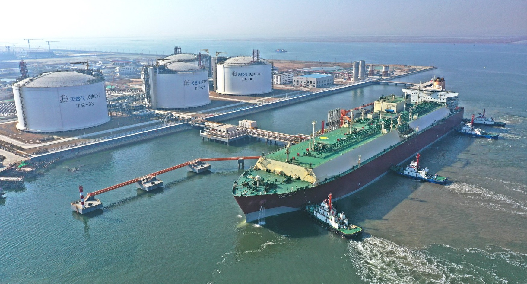 Low traffic at Tianjin LNG these days