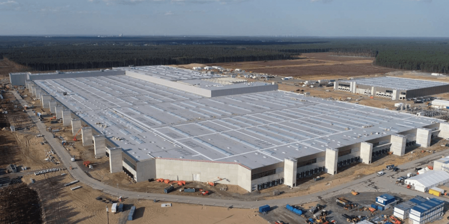 Tesla's Gigafactory-4 in Grünheide