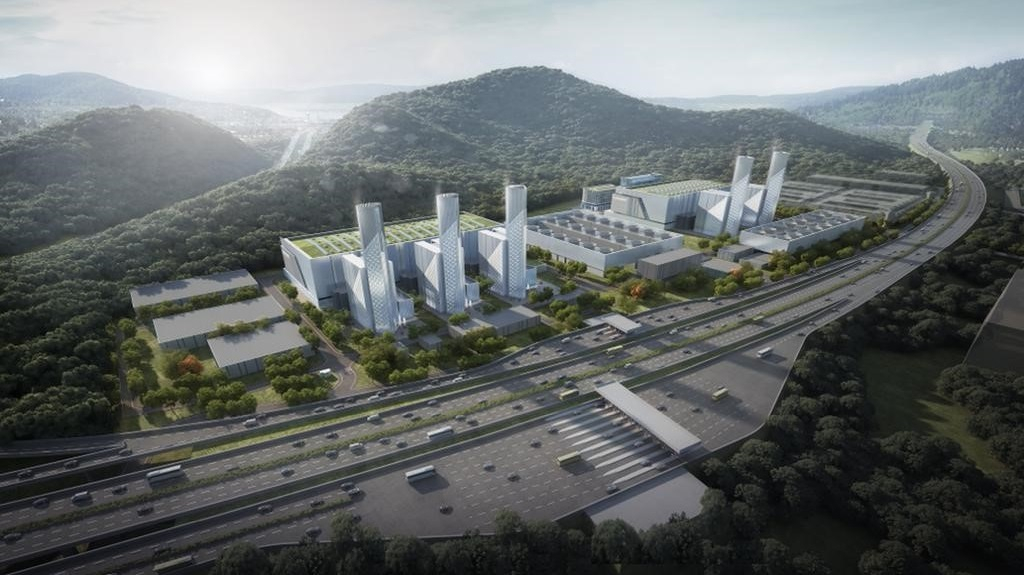 Render of Shenzhen Energy's Guangming CCGT