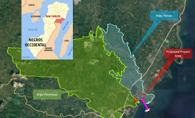 Map of San Carlos CCGT site