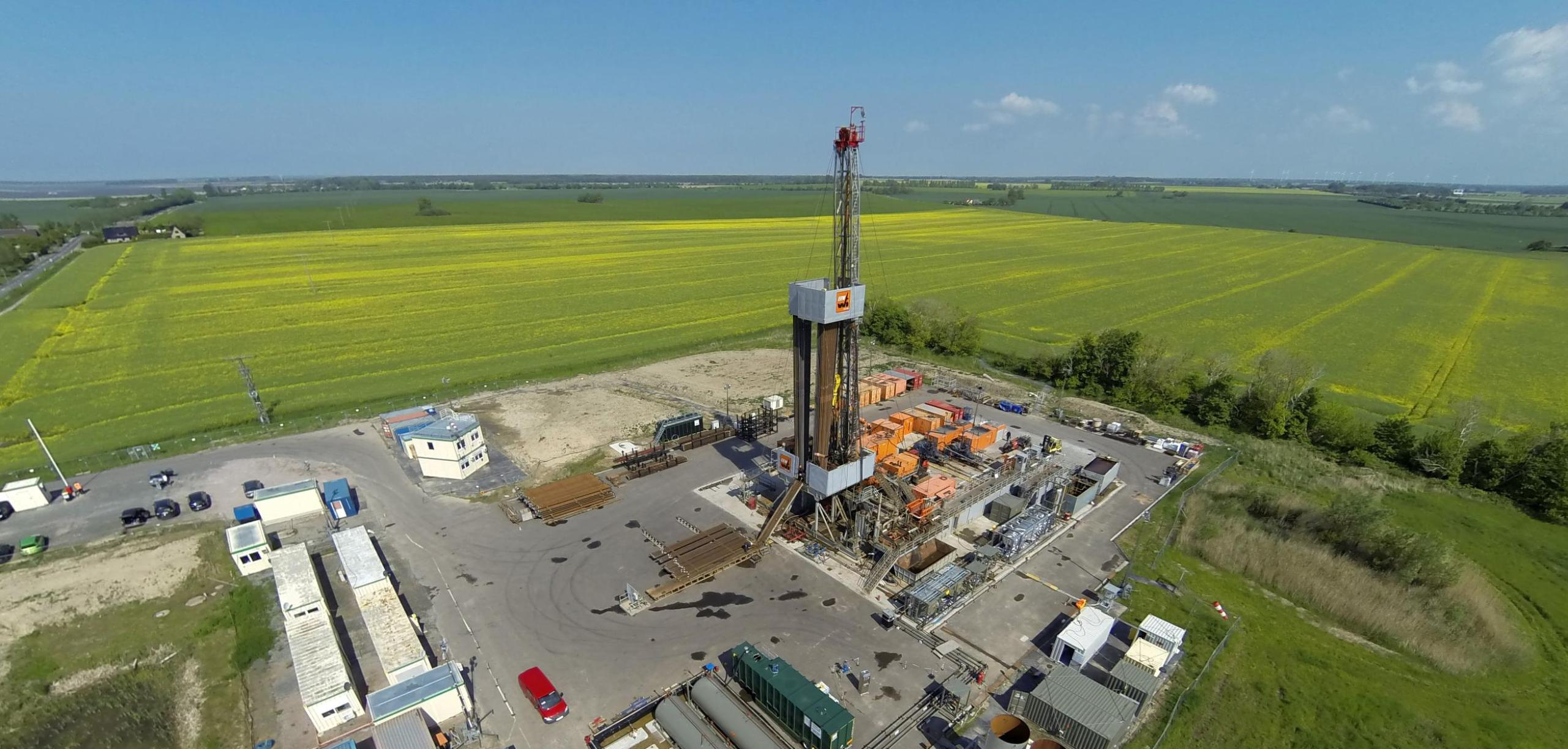 Test fracking site near Rostock