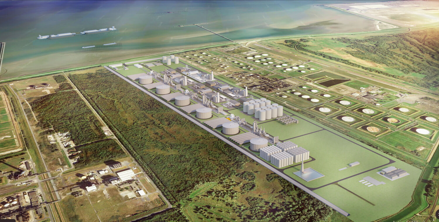 Render of Wilhelmshaven regas terminal