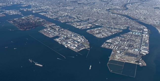 Keihin waterfront at Kawasaki City