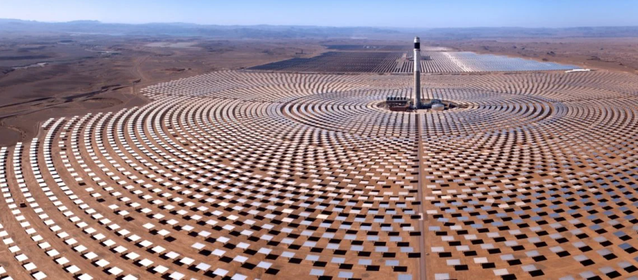 Noor solar complex in Ouarzazate, Morocco