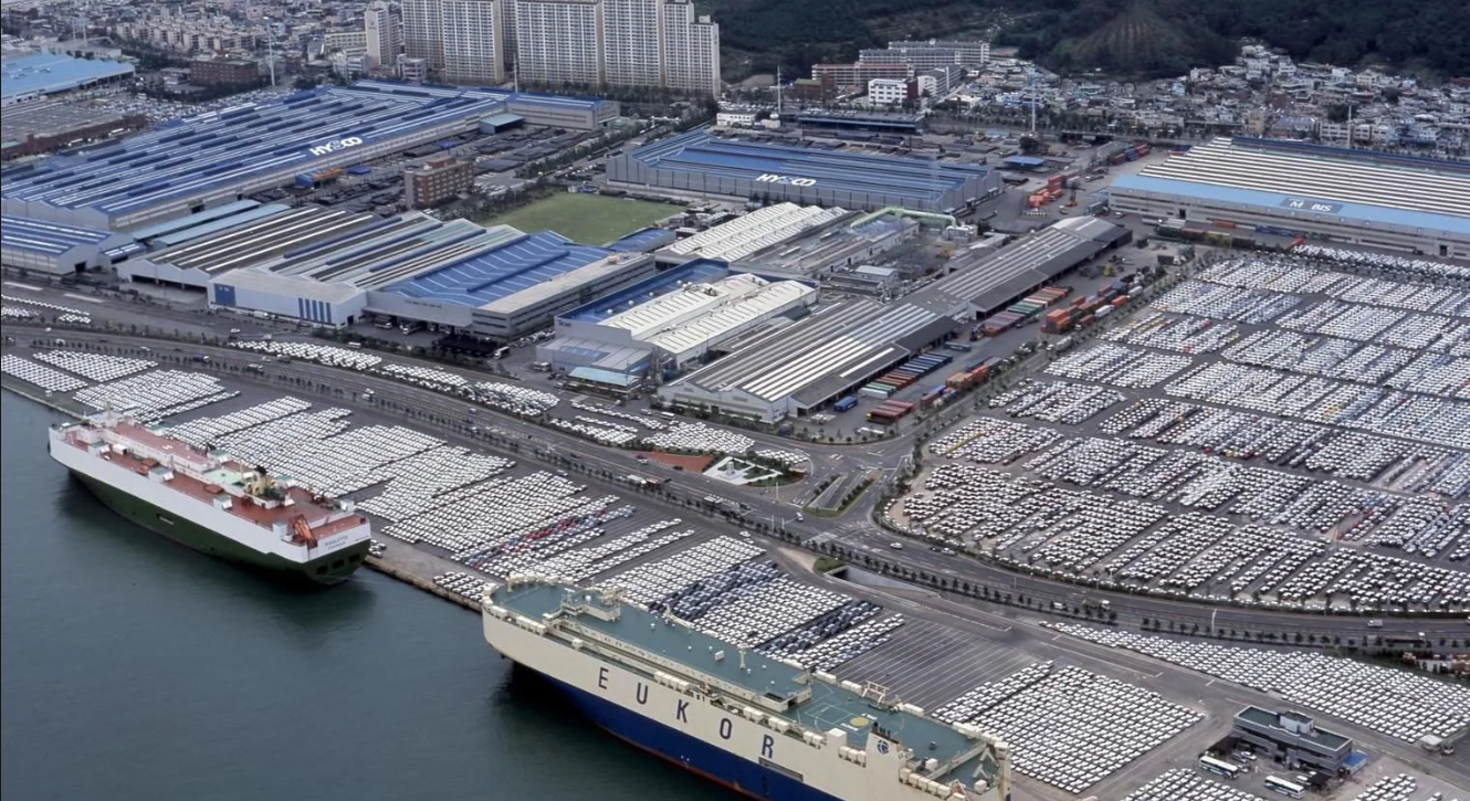 Hyundai's factory at Ulsan