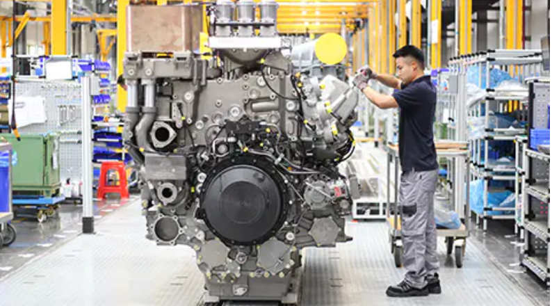 Series 4000 mtu engines, produced in China