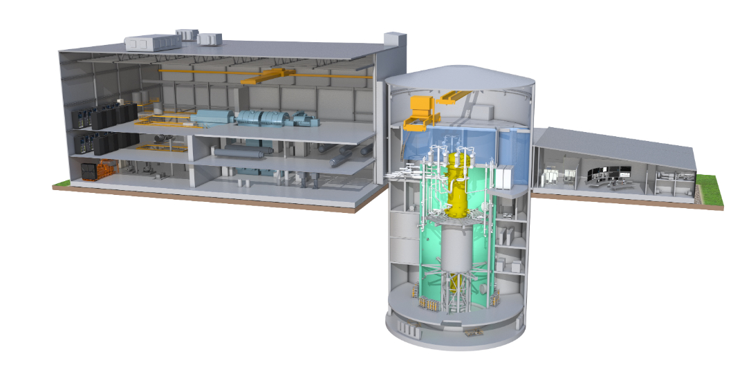 Scheme of the BWRX-300 modular reactor