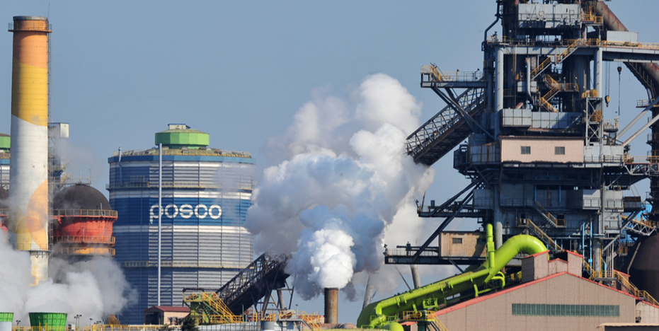 POSCO steelworks in South Korea