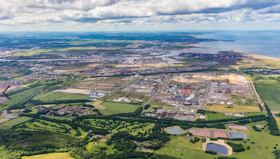 View of the Wilton site for the Whitetail Power CCS project