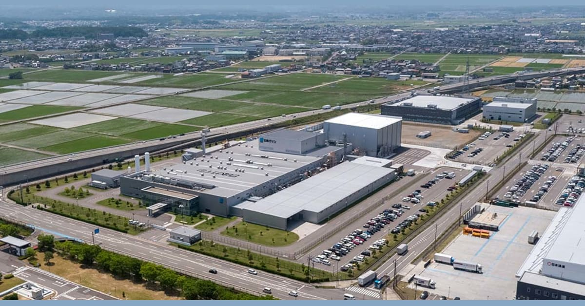View of NGK Insulators' Ishikawa plant in Nomi City, Japan