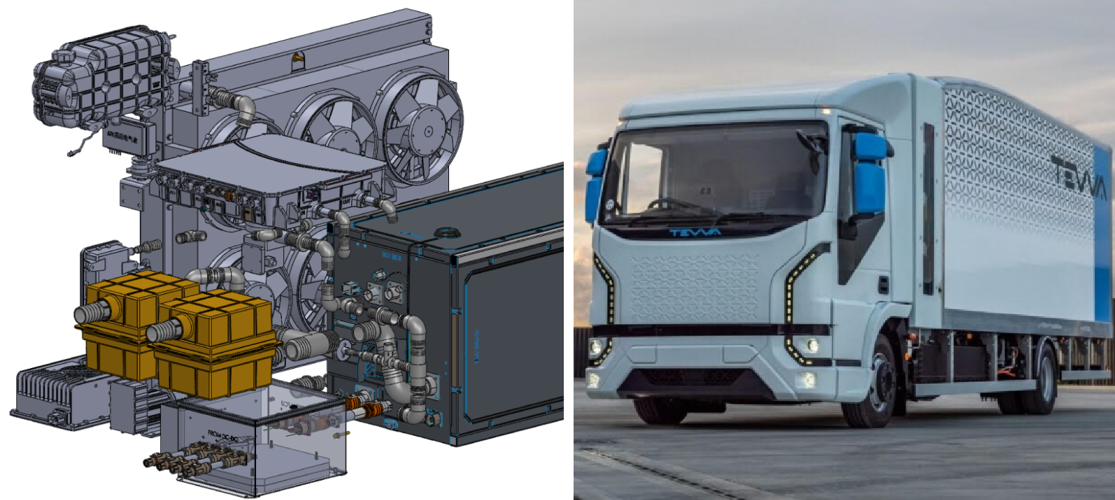 Loop fuel cells will power lorries of Tevva Motors