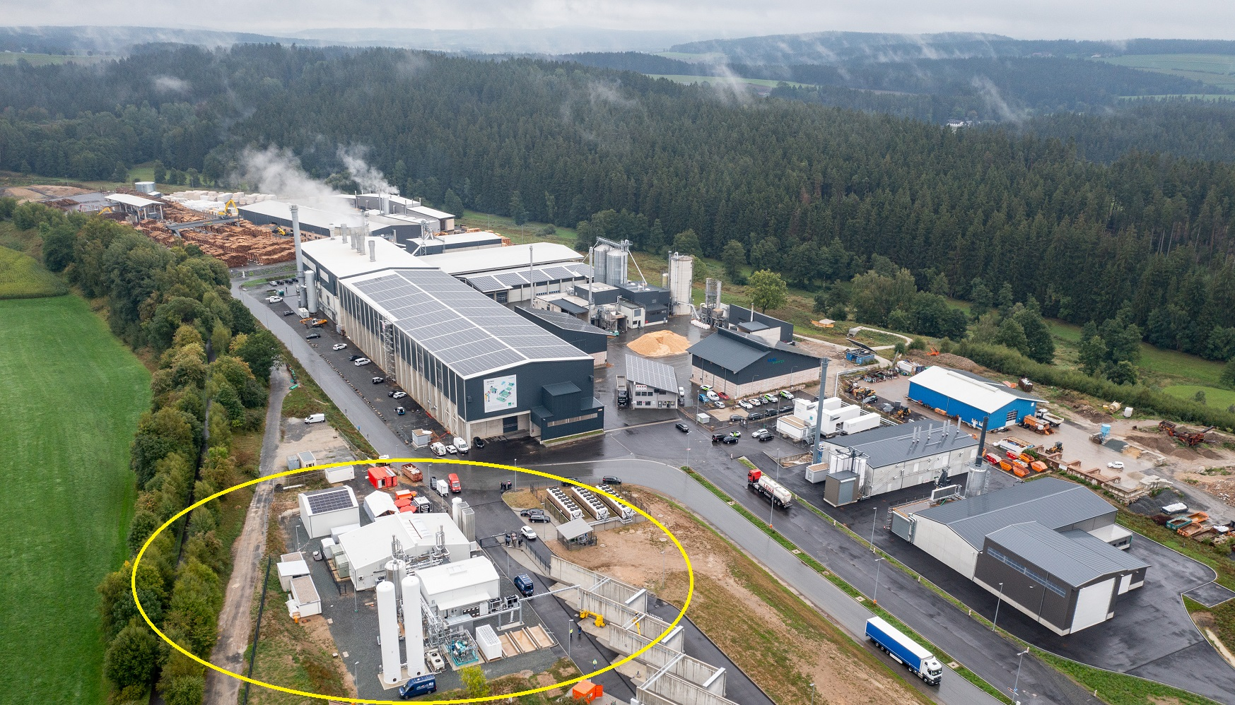 Wunsiedel Energy Park with its new hydrogen plant