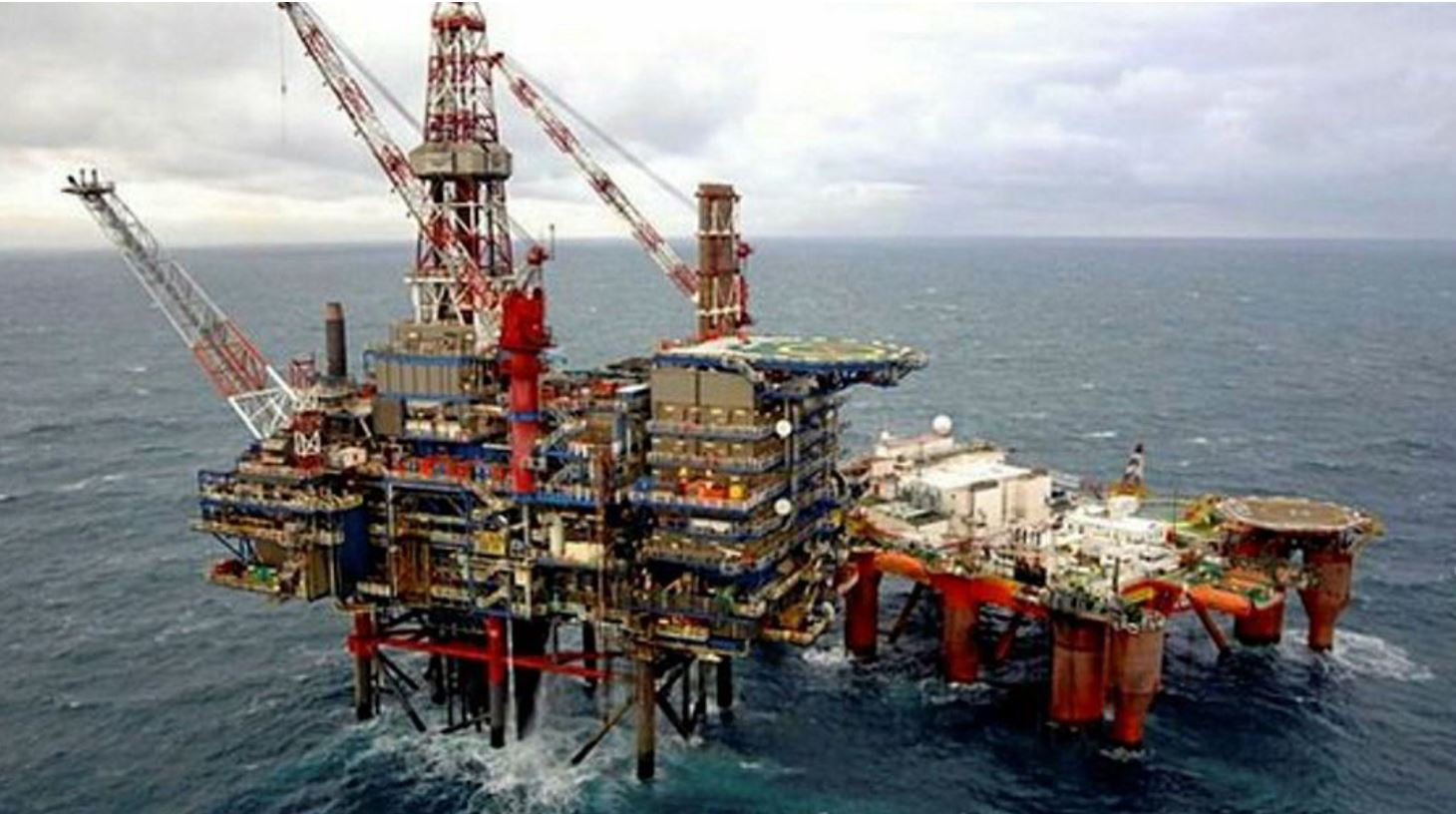 Shell's Nelson platform in UK North Sea