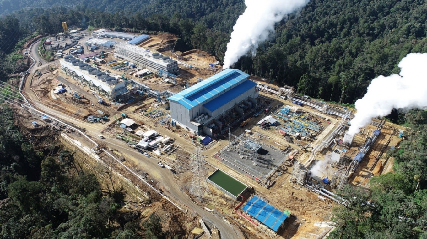 Geothermal power plant on Sumatera