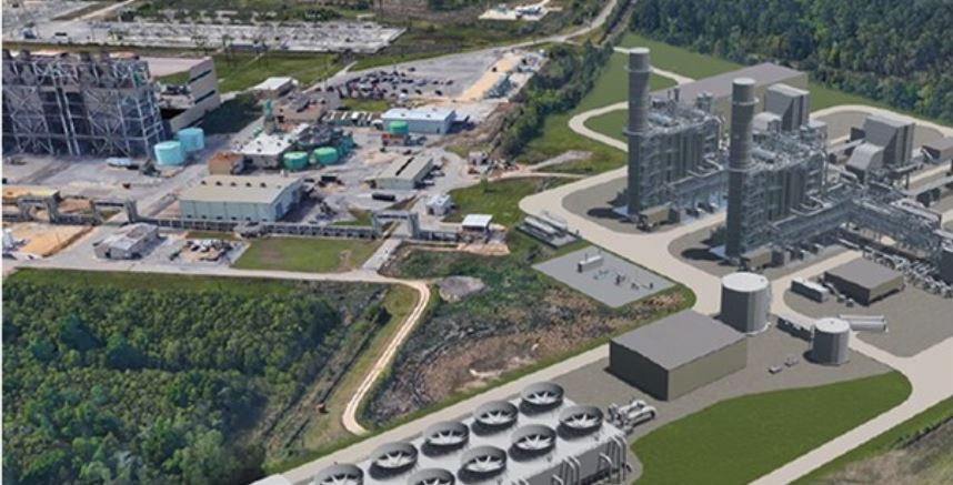 Render of Orange County CCGT