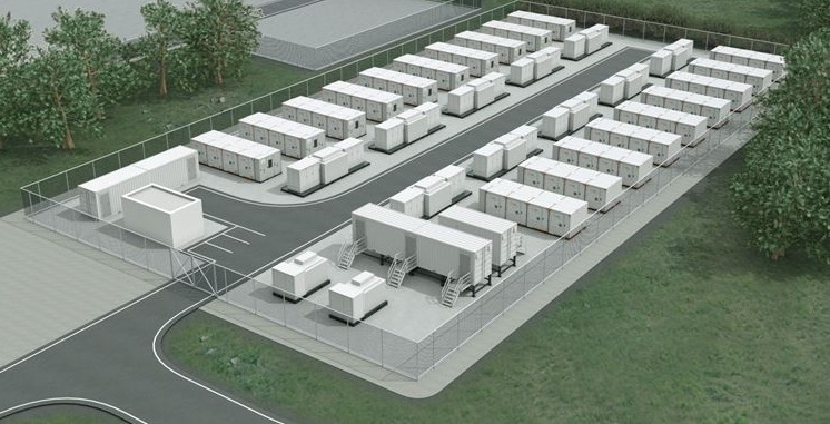 Render of the Li-ion battery in Sundon