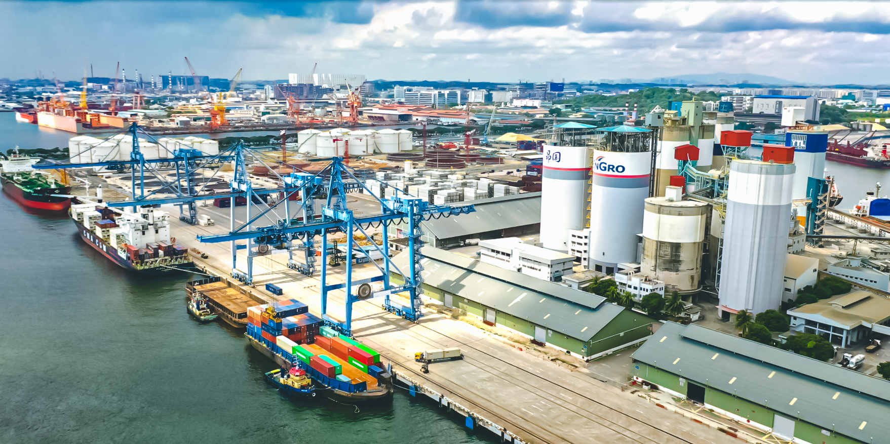 View of Jurong Port