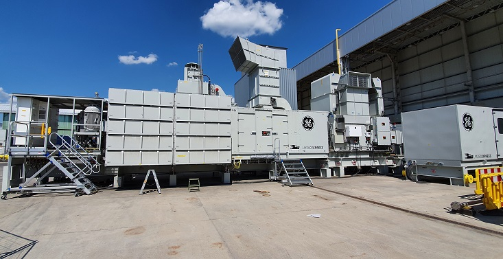 Trailor-mounted LM2500XPRESS gas turbine