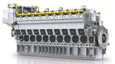 MAN 18V51/60 dual-fuel engine