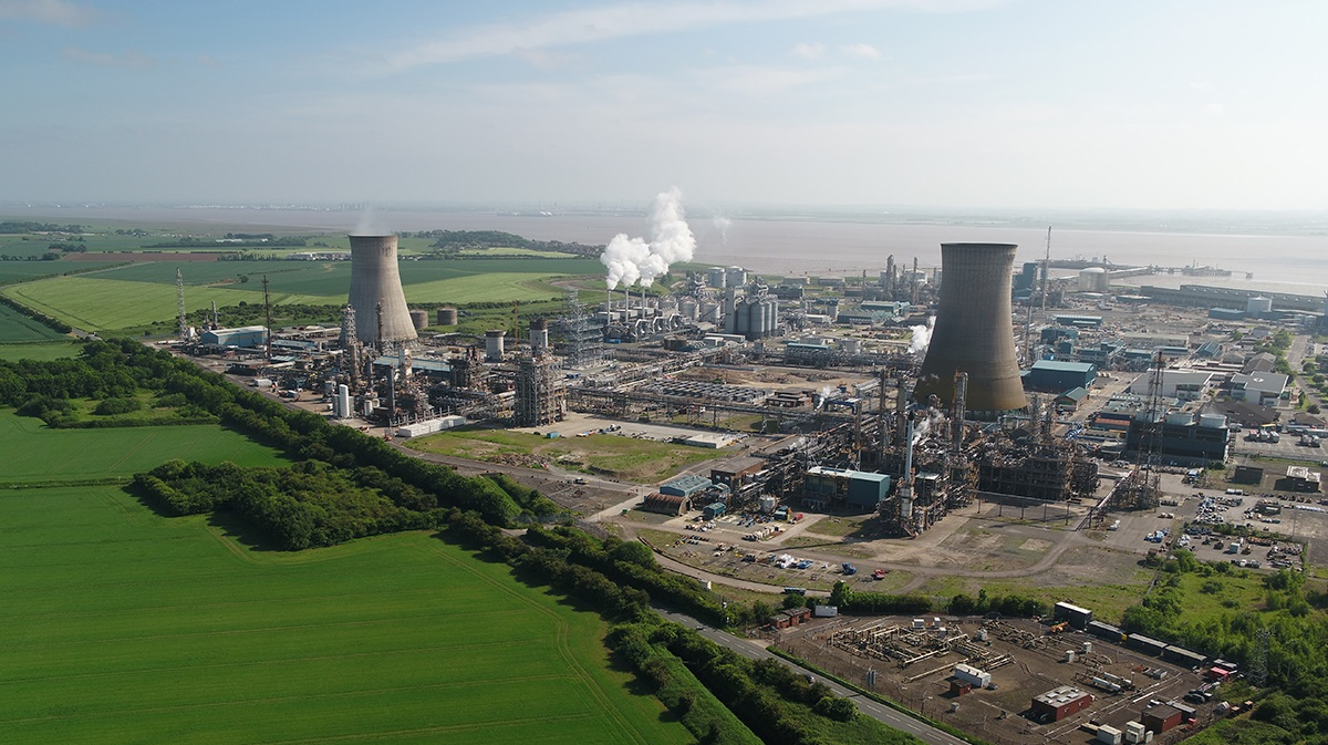 Saltend Chemicals Park, east of Hull
