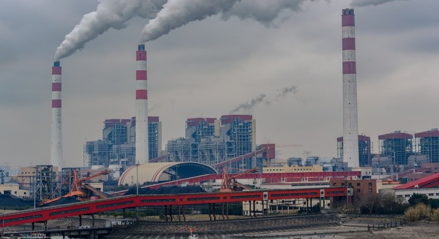Shanghai's largest coal power station