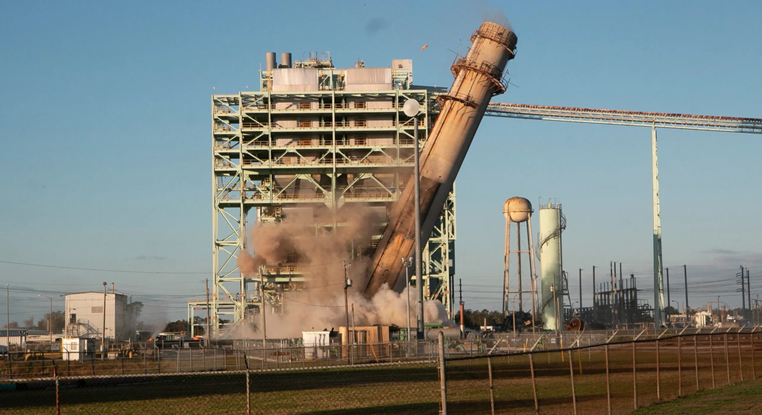 McIntosh Unit 3 during demolition