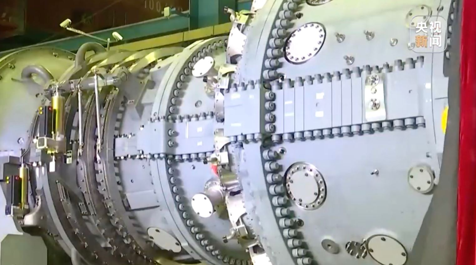 View of the first China-made HA-turbine