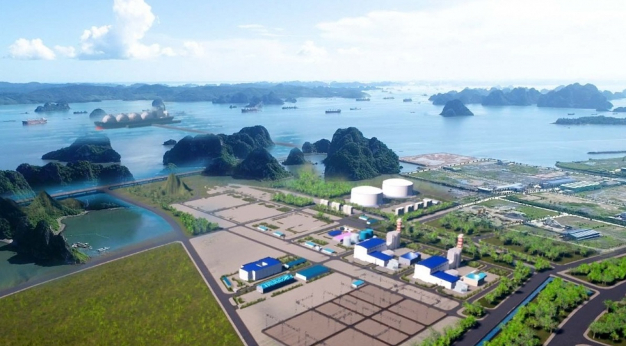 Render of Quang Ninh LNG-to-power project