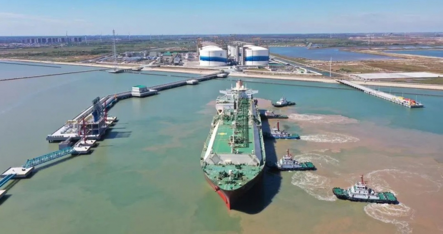 CNOOC’s Binhai LNG terminal in Jiangsu