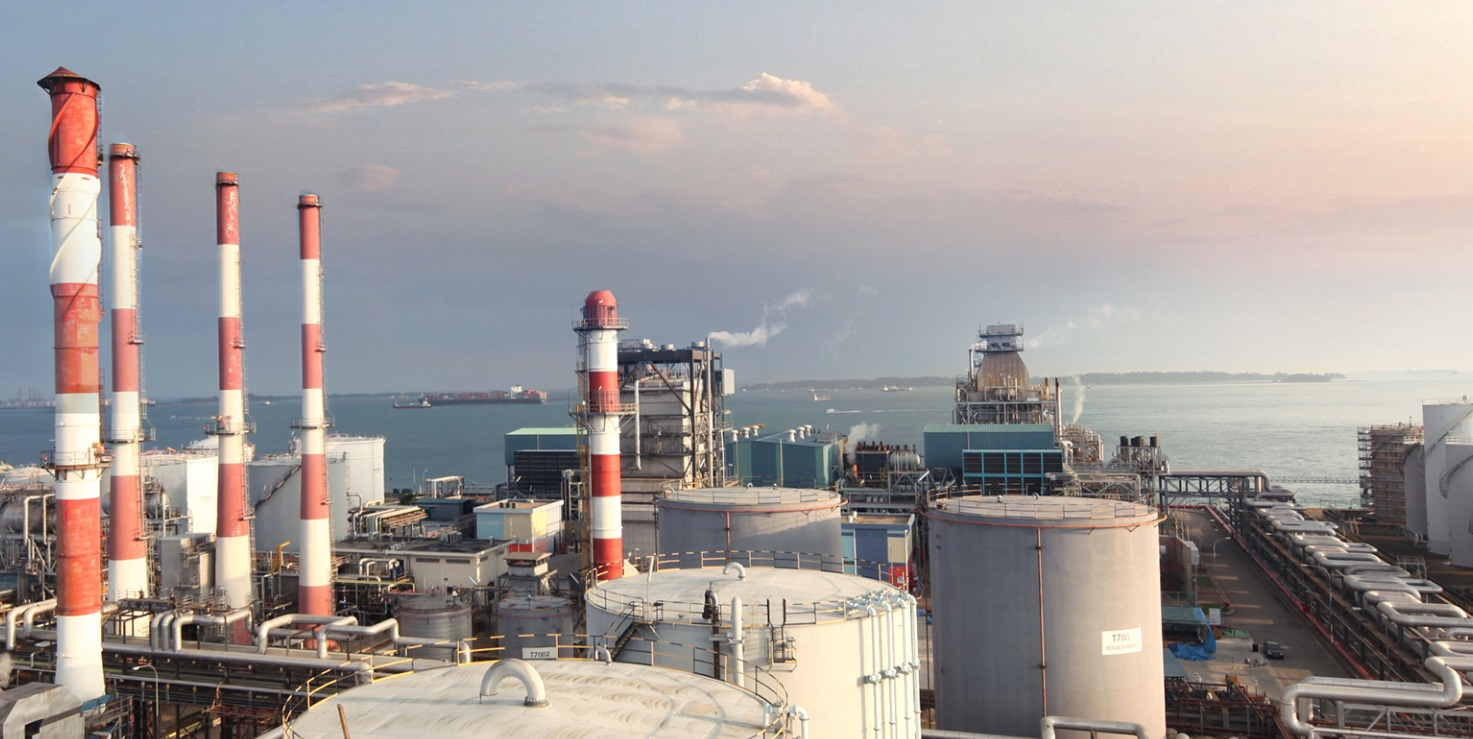 Sempcorp power plant on Jurong Island