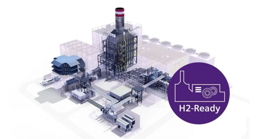 Render of H2-ready power unit