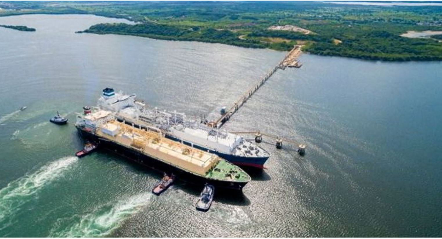 Cartagena LNG terminal at Colombia’s Caribbean coast