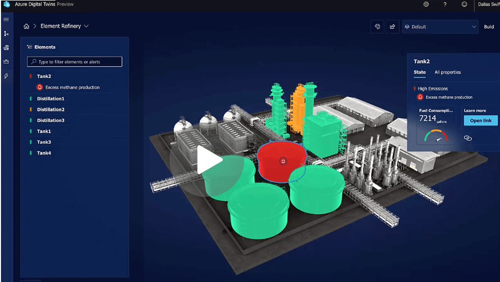 Example of an Azure Digital Twin