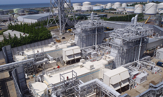 Niigata power plant near Higashi Port