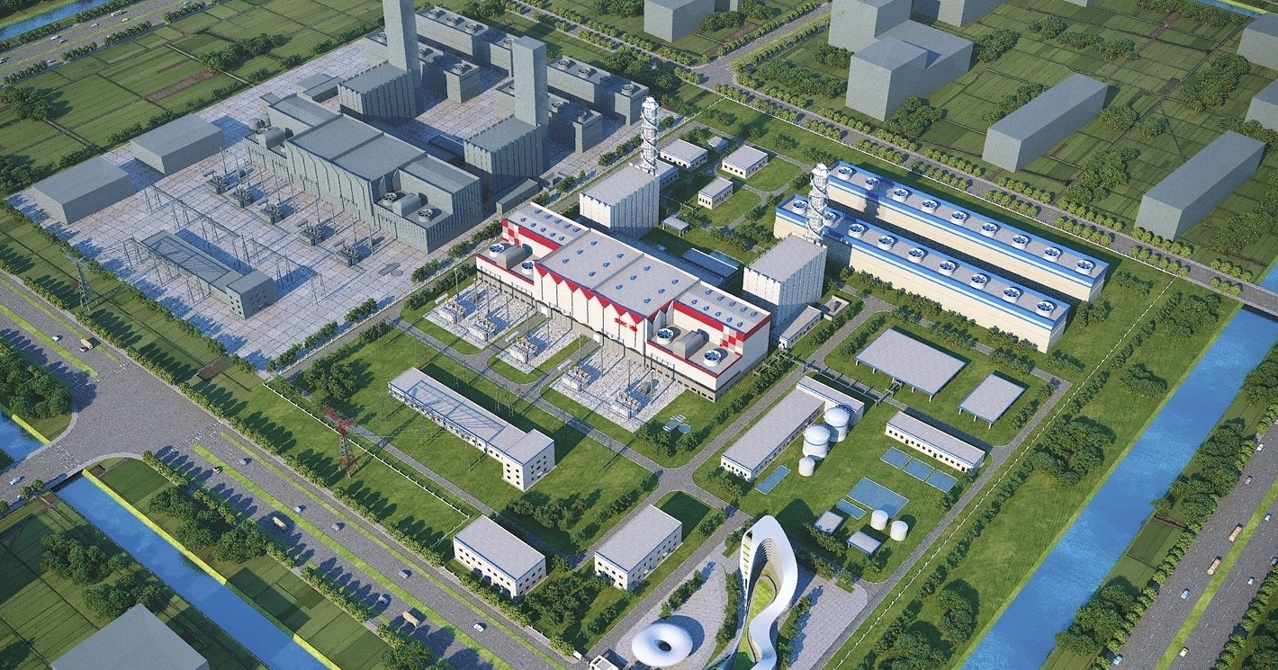 Render of Zhoushan CCGT