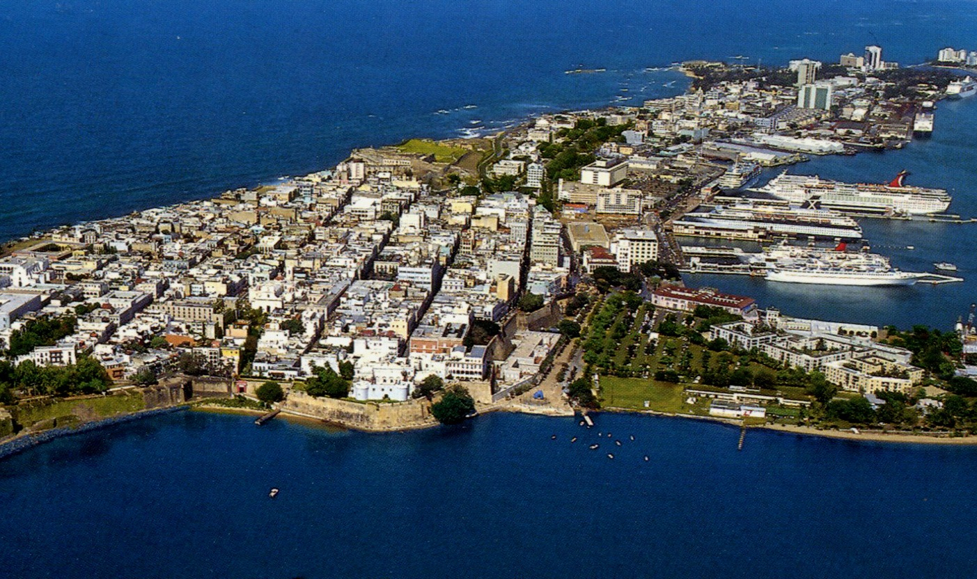 Old San Juan from the air
