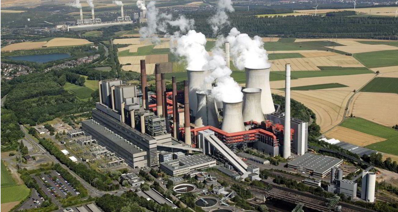 RWE's lignite-fired Neurath power plant