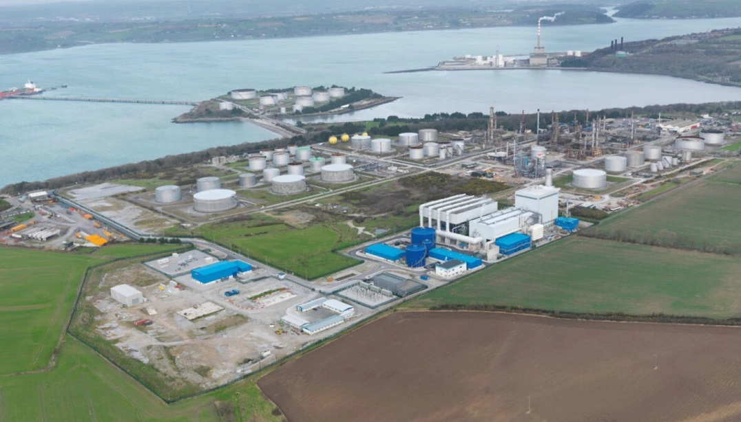 Render of the ammonia-fuelled Whitegate CCGT in Cork
