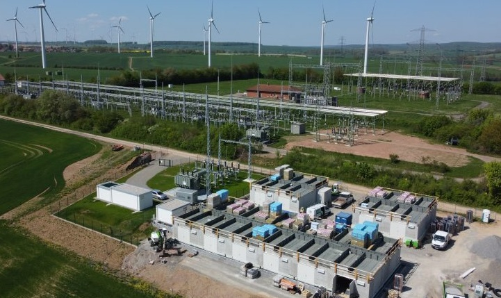 Energy storage in Eisenach, eastern Germany