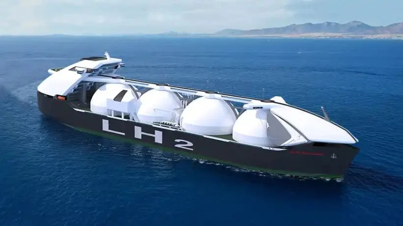 Render of a H2-carrier