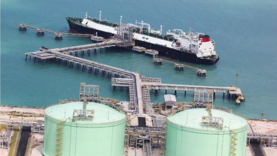 PTT's LNG import terminal in Map Ta Phut, Rayong province