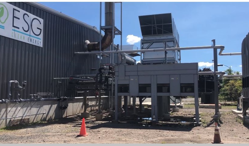 Test plant at Holyoke, powered by CAT gas engines