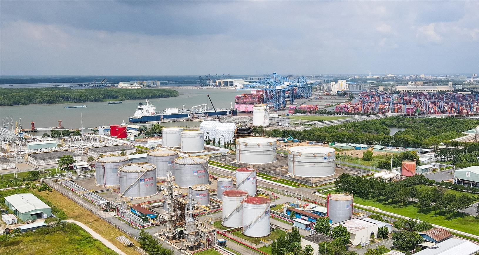 View of Cai Mep – Thi Vai Port
