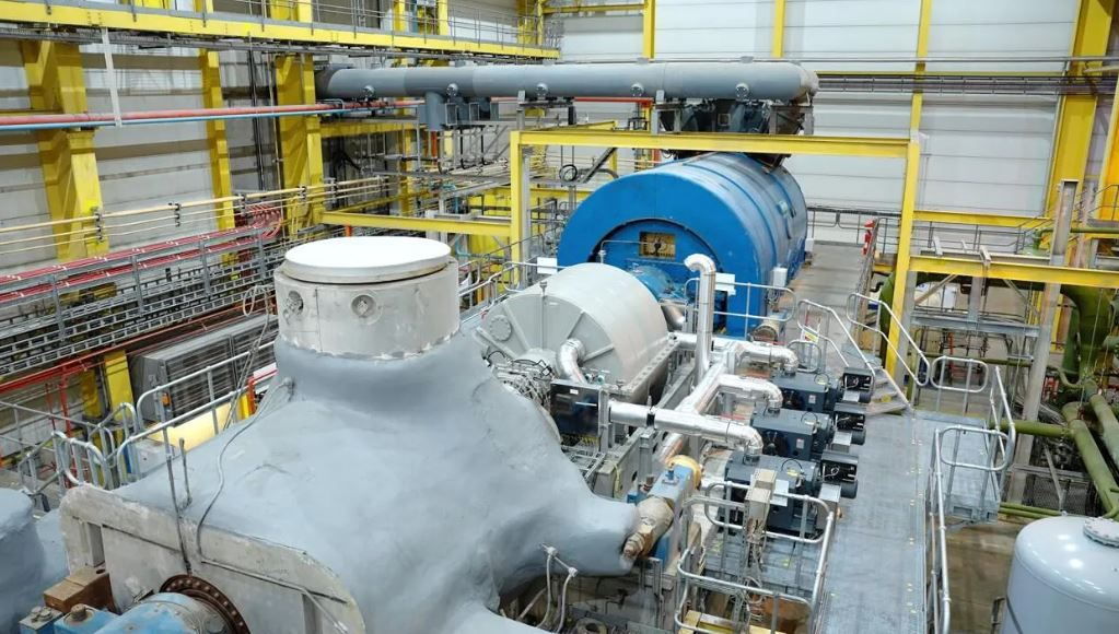 Rotating grid stabilizer with a flywheel at Killingholme power plant