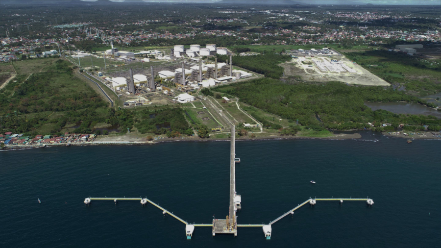 View of BW Batangas regas terminal