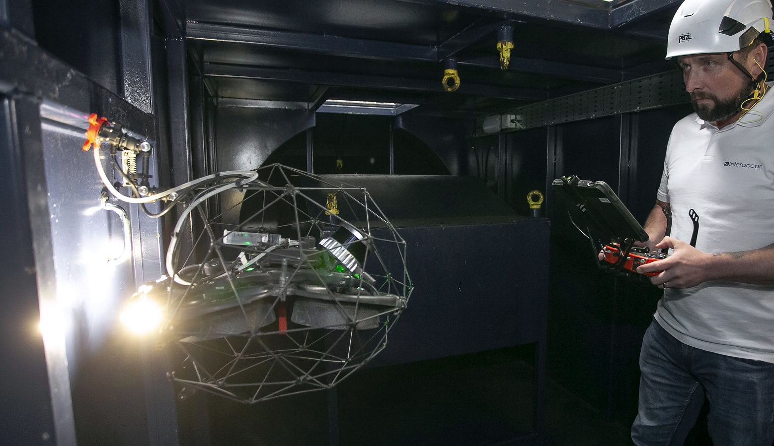 Demo of the Elios 3 UT drone